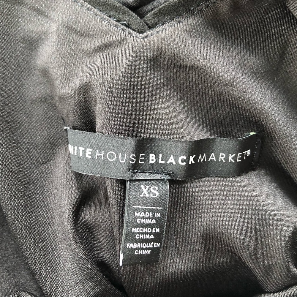 White House Black Market Pleat-Sleeve Shift Dress Size XS - Picture 9 of 10